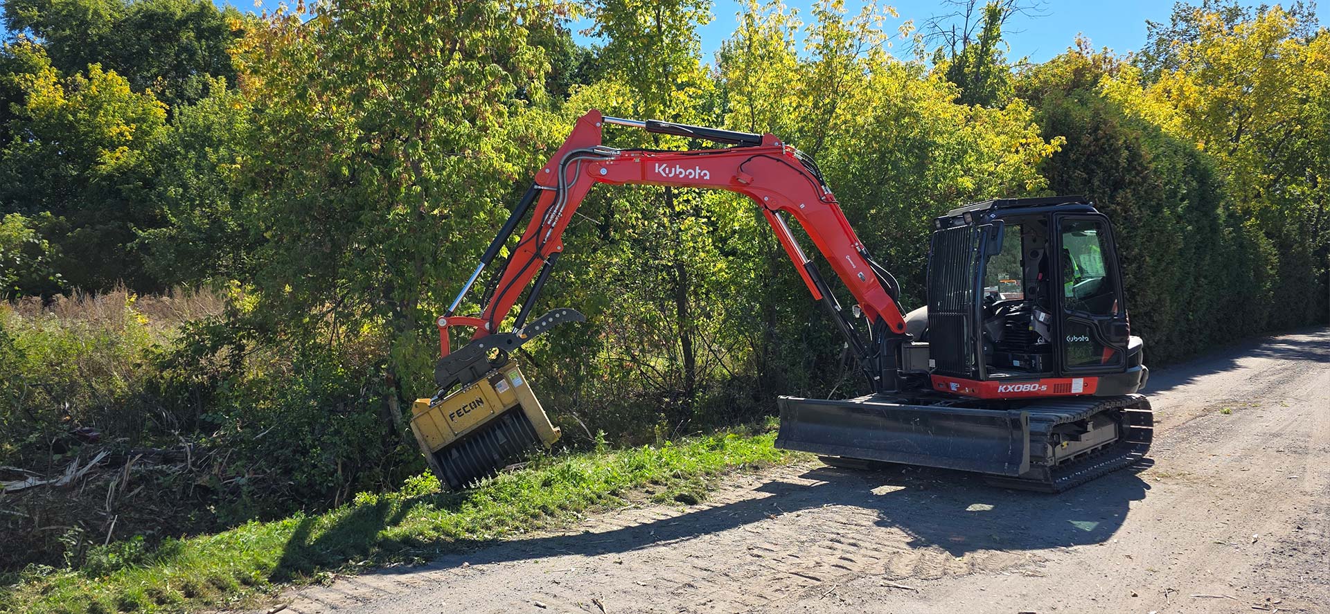 Déchicteuse forestier