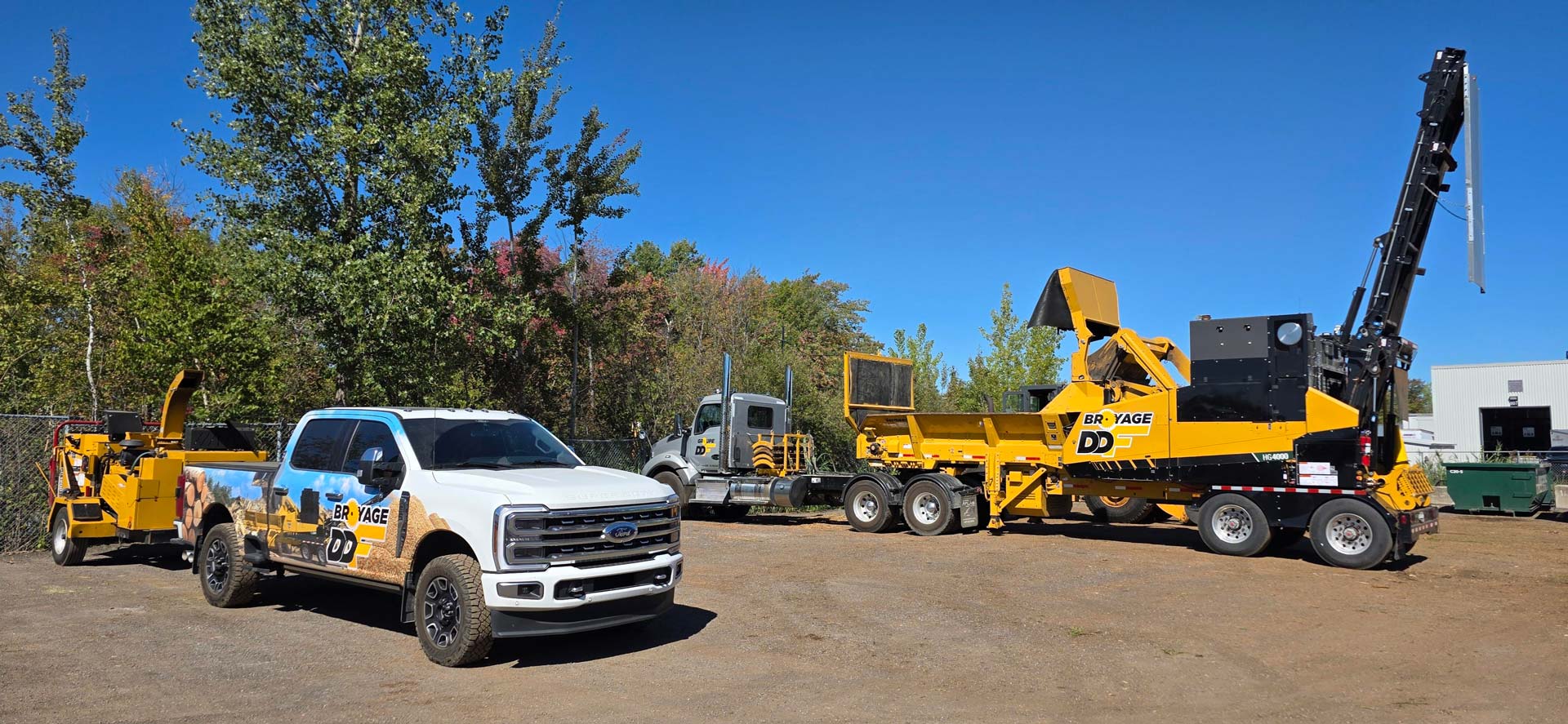 Déchicteuse forestier